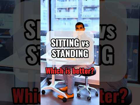 SITTING VS STANDING: WHICH IS BETTER?! 🪑💻🤔