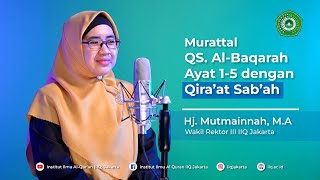 Download lagu Qira'at Sab'ah QS. Al-Baqarah Ayat 1-5 | Hj. Mutmainnah, M.A | IIQ Jakarta 2024 mp3 Download lagu Qira'at Sab'ah QS. Al-Baqarah Ayat 1-5 | Hj. Mutmainnah, M.A | IIQ Jakarta 2024 mp3