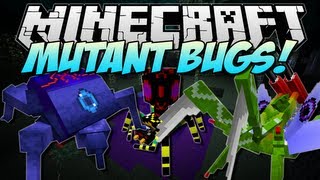 Minecraft | MUTANT BUGS! (New Mobs and BOSSES!) | Mod Showcase [1.5.2]