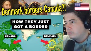 American Reacts How Canada Got a Land-Border With Denmark
