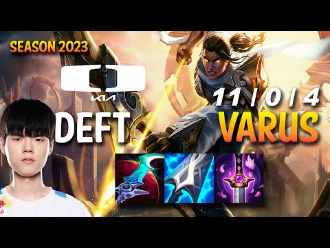 DK Deft VARUS vs ZERI ADC - KR Ranked