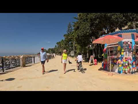 Marbella Golden Mile Beachfront 5.3K Walking Tour April 2024 - 4k Ultra HD with GoPro - Hero 12