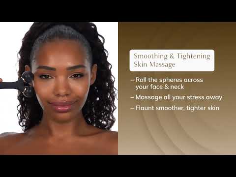 Электронный ультразвуковой ролик для лица и тела GESKE Sonic Facial&Body Roller 4в1 turquoise