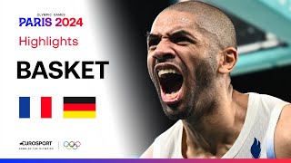 Vincent Collet - France - Guerschon Yabusele - Isaia Cordinier - Mathias Lessort - Victor Wembanyama - Allemagne - Dennis Schroder - Franz Wagner