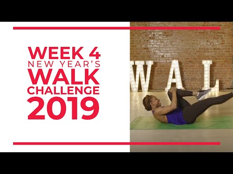New Year's Walk Challenge 2019 - Week 4 | Walk at Home