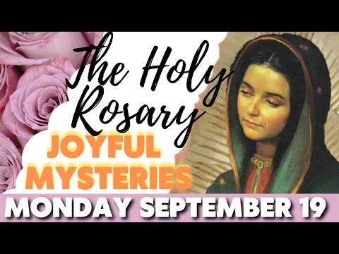 📿TODAY'S HOLY ROSARY MONDAY SEPTEMBER 19 2022🌷JOYFUL MYSTERIES 🌷 VIRTUAL ROSARY