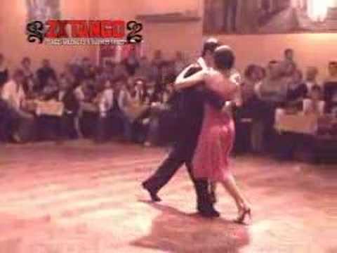  Guillermina Wilson  and  Juan Ruggieri  are  dancing  to  the  tango  "  Te Aconsejo Que Me Olvides  "