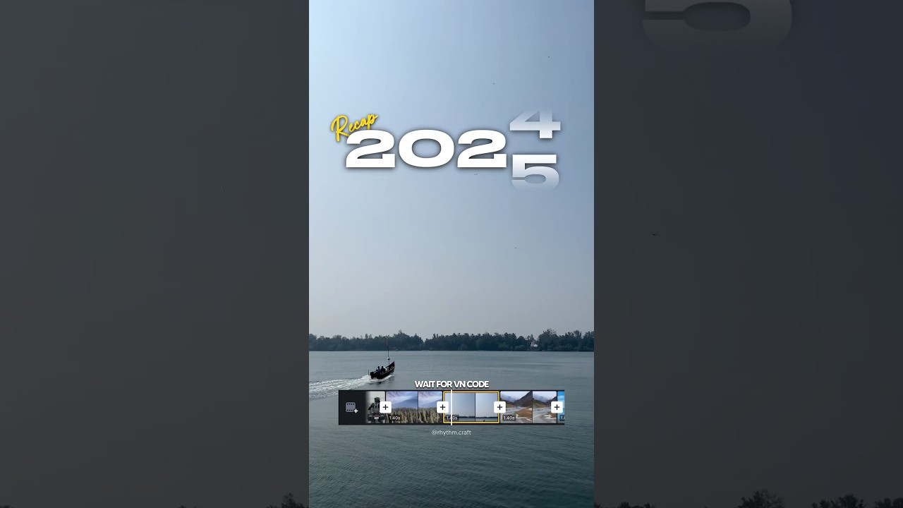 2024 Recap reels tutorial and VN code | New year reels | VN TUTORIAL | VN TEMPLATE #vnvideoeditor