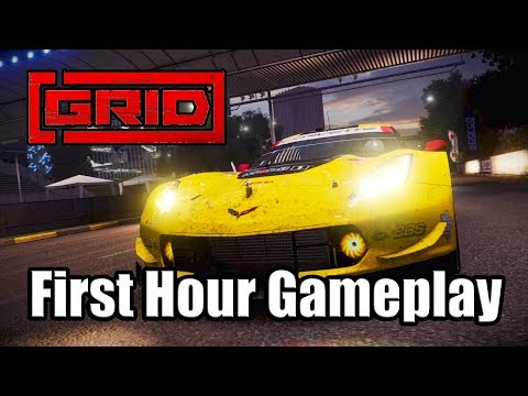 GRID (2019) First Hour of XBOX ONE X Gameplay (No Commentary)