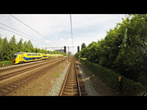 Train Cab Ride NL / Den Haag - Leiden - Haarlem / SGM Sprinter / May 2017
