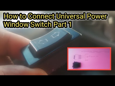 How to Connect Universal Power Window Switch Part 1 | Tagalog With English Subtitle