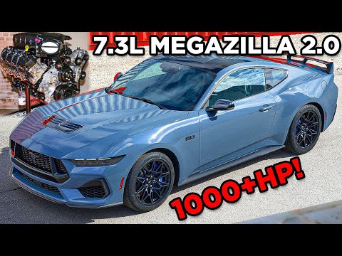 BREAKING: Ford NEW 1000+HP 7.3L "Megazilla 2.0" Engine For Mustang Is Insane!