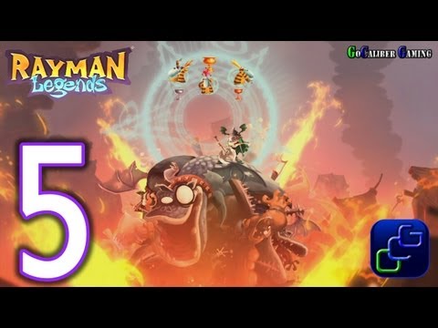 Rayman Legends Walkthrough - Part 5 - Teensies In Trouble: Breathing Fire