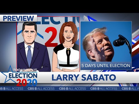 トゥーンアウト選挙2020パネル。選挙まであと5日 (Tooning Out Election 2020 Panel: 5 Days Until Election)