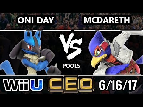 CEO 2017 Smash 4 - Oni Day (Lucario) vs McDareth (Falco) Wii U Tournament