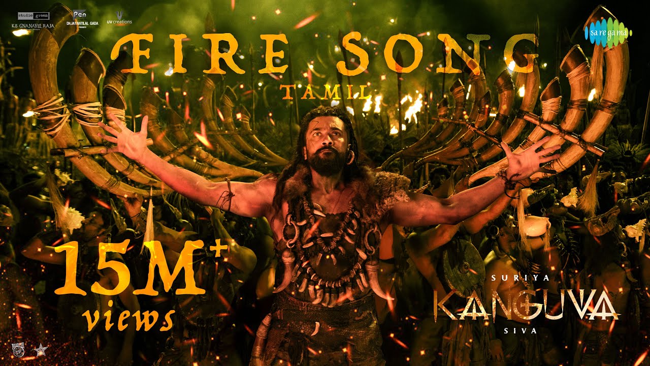Fire Song Lyrics | Kanguva 2024 | V. M. Mahalingam, Senthil Ganesh