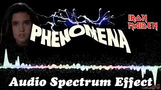 Iron Maiden - Flash of the Blade - Phenomena  Soundtrack - Dario Argento - Audio Spectrum Effect