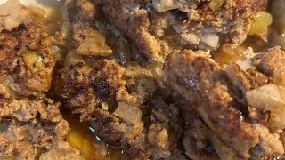 大失敗大崩壊ハンバーグを焼いて萎えてるおじさん
