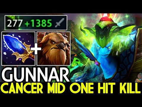 GUNNAR [Morphling] New Cancer Mid One Hit Kill Crazy Game 7.22 Dota 2