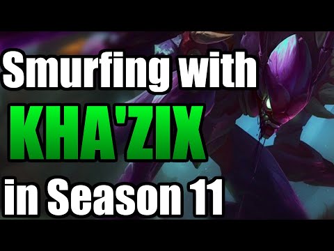 Season 11 Kha'zix Guide! Smurfing with Kha'zix!