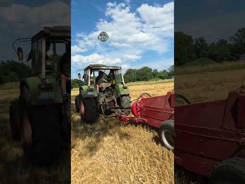 Favorit 610 LS spins straw bales 🚜🚀