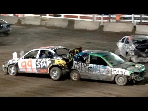 4-Cylinder Demolition Derby FINAL $1000 to win Oxford Fair 2017