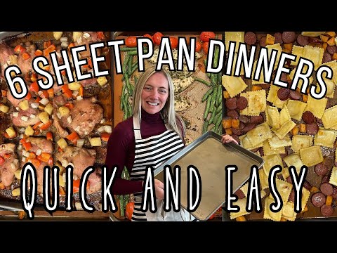 Affordable & Delicious EASY Sheet Pan Dinners | Healthy & Budget-Friendly | Molly Makes it Easy