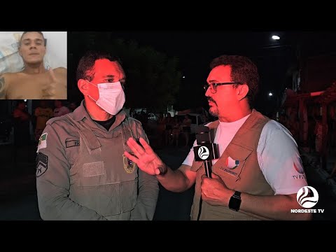 "Homem é morto na calçada da rua da corrida"