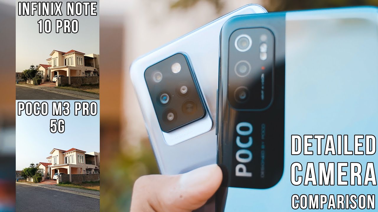 Infinix note 10 pro VS Poco M3 Pro 5G | Detailed Camera Comparison | Best entry level camera konsa?