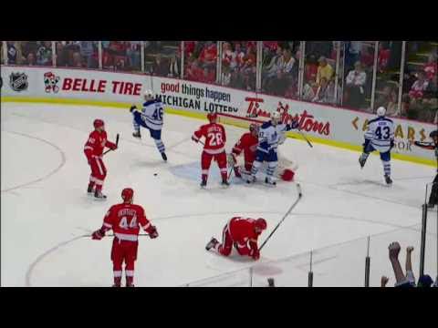 Nazem Kadri Screened Snipe Beats Jimmy Howard - March 29th 2011
