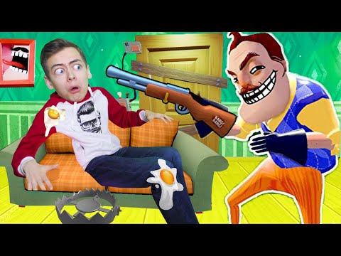 ПРИВЕТ СОСЕД ТРОЛЛИНГ HELLO NEIGHBOR Прохождение игры
