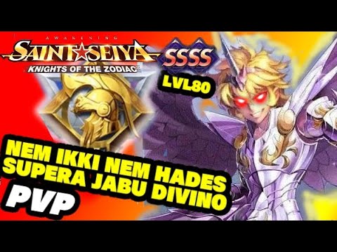 NEITHER IKKI NOR HADES OVERCOMES THE DIVINE JABU LEVEL 80 - SAINT SEIYA AWAKENING