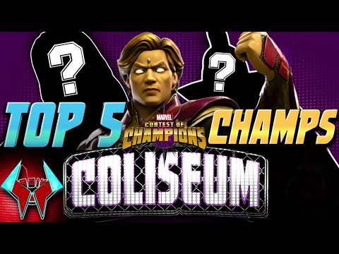 TOP 5 BEST CHAMPIONS for the NEW COLISEUM Mode in Marvel Contest of Champions 