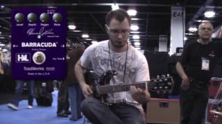 Video thumbnail for Tom Quayle plays the ToadWorks Barracuda - NAMM 2010 by Ryan Dunn