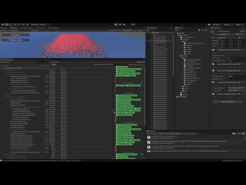 DOTSNET 10k Server + 10k Client Monsters in Unity