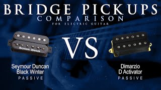 Video thumbnail for Seymour Duncan BLACK WINTER vs DiMarzio D ACTIVATOR - Passive Bridge Pickup Guitar Comparison Demo by Mike Stamper