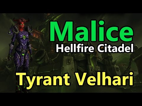 Malice Vs. Tyrant Velhari - Mythic - Retribution Paladin (EU-Draenor)
