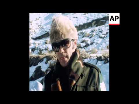 SYND 6 12 76 RIGHTIST LEADER ABU ARZ INTERVIEW AT TRAINING CAMP