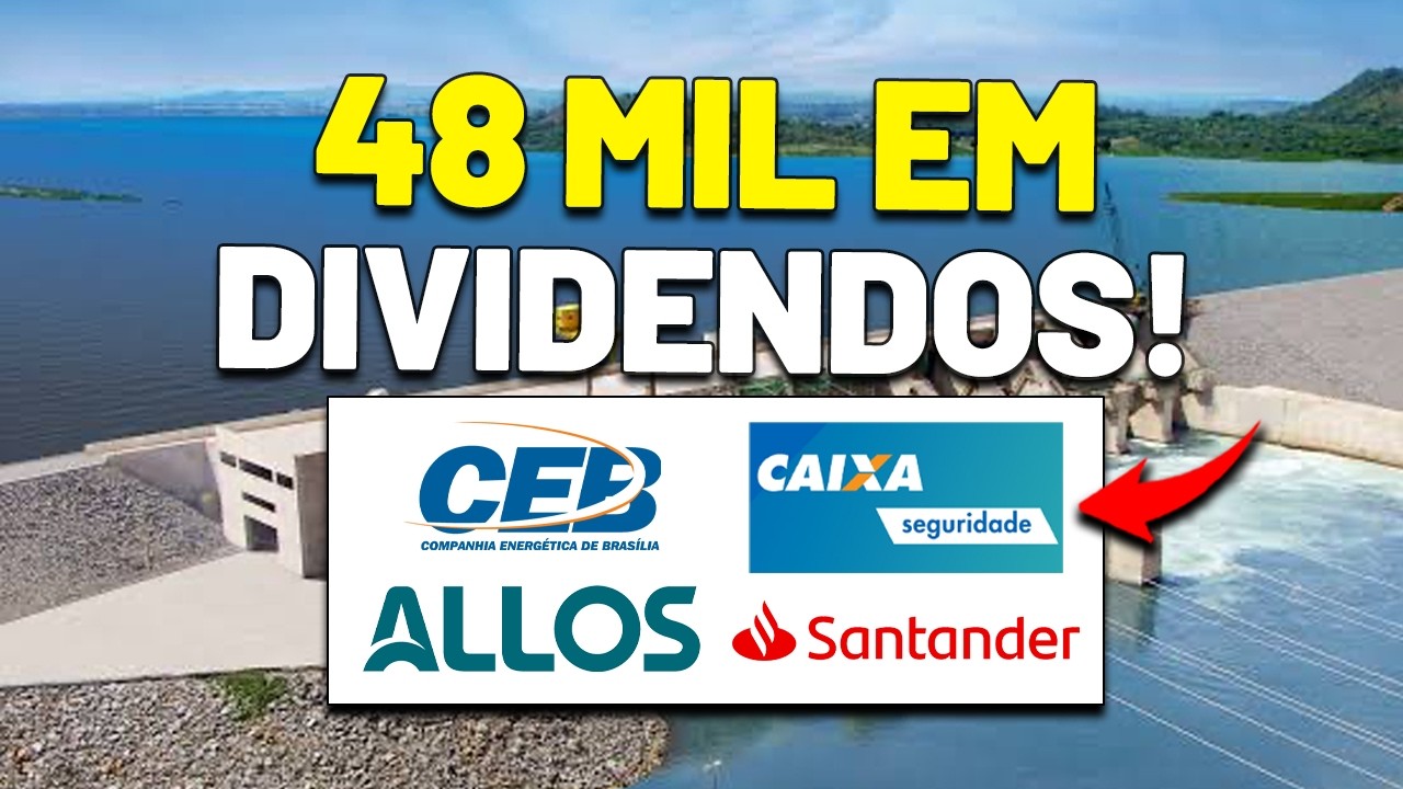 VOU RECEBER UMA BOLADA em DIVIDENDOS? CEB, ALLOS, SANTANDER e DIVIDENDOS EM ABERTO