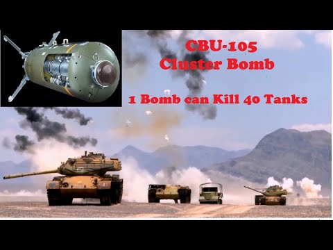 CBU-105 Cluster Bomb: How It Works and Its Impact Explained | Military Tech Explained