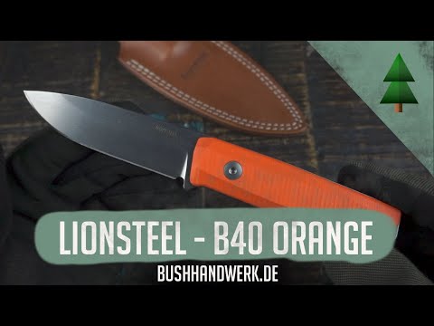 Lionsteel – B40 Bushcraftmesser | bushhandwerk.de | Messervorstellung