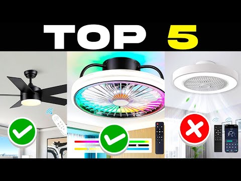 ✅ TOP 5 BEST ENCLOSED CEILING FANS with LIGHTS 2025 | Best CEILING FANS on AMAZON
