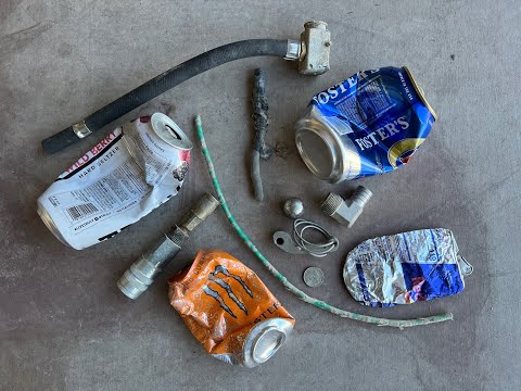 Roadside Trash to Treasure - Melting Junk Found on the Side of the Road - The Growing Stack