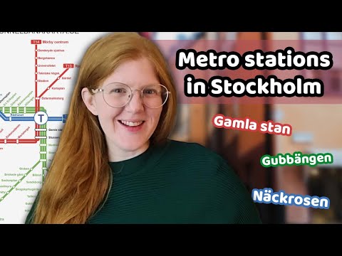 Stockholm metro stations: weird and funny names!