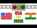 usa and india traffic rules 