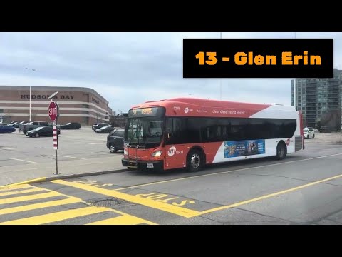 MiWay Glen Erin Bus 13: Meadowvale Town Centre to South Common