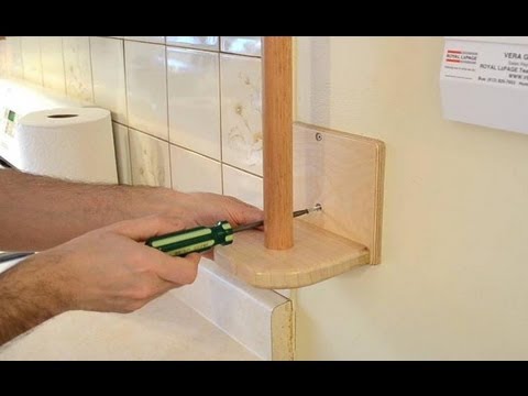 Papiertuch-Halter aus Holz - Immer griffbereit!