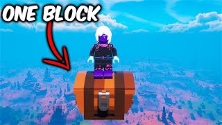 LEGO FORTNITE, But It's Only 1 Block..