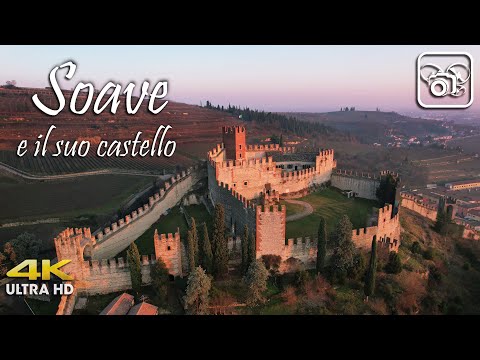 Castello di Soave - volo col drone - 4K