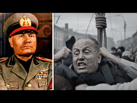 The Public EXECUTION of Benito Mussolini - HARD TO WATCH